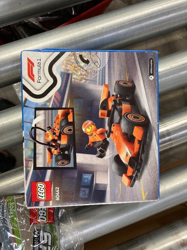 Photo 1 of **3 ITEMS/ALL SEALED***LEGO(R) CITY F1(R) Driver with McLaren Race Building Kit WITH LEGO Speed Champions McLaren Formula 1 Car 30683 AND LEGO Speed Champions Lamborghini Huracán Super Trofeo EVO 30342