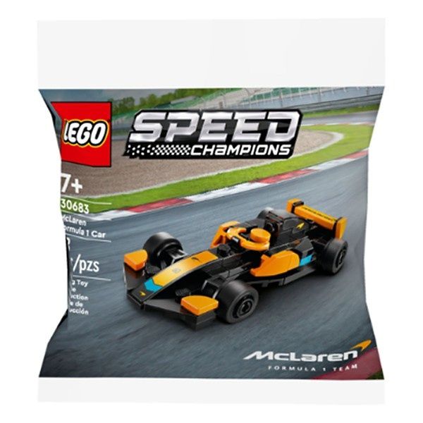 Photo 1 of **3 ITEMS/ALL SEALED***LEGO(R) CITY F1(R) Driver with McLaren Race Building Kit WITH LEGO Speed Champions McLaren Formula 1 Car 30683 AND LEGO Speed Champions Lamborghini Huracán Super Trofeo EVO 30342