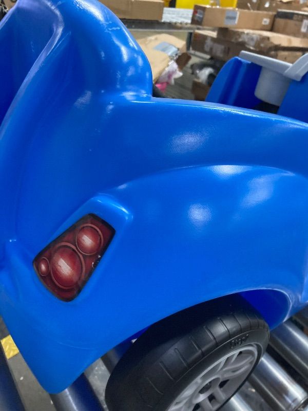 Photo 1 of ***MISSING PARTS/NO BOX**Step2 Whisper Ride II Kids Push Car, Ride-On Car with Seat Belt and Horn, Toddlers and Preschoolers Ages 18 Months–4 Years, Max Weight 50 lbs., Quick Fold Handle, Stroller Alternative, Blue