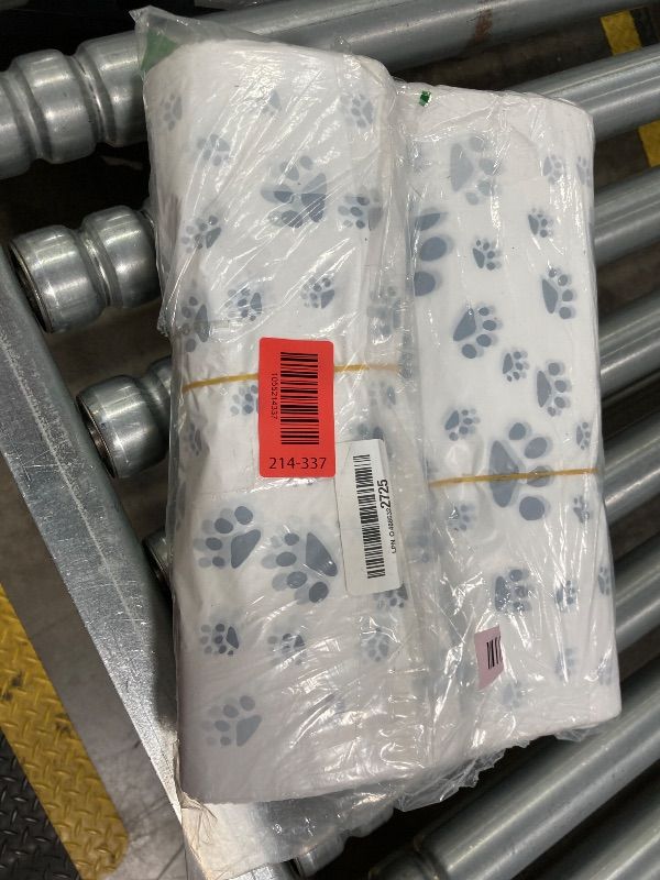 View 3 of ***THERE ARE NOT 800 BAGS* MANY ARE MISSING***Kosiz 800 Pcs Plastic T Shirt Print Dog Gift Bags with Handles Design Cat or Dog Paw Disposable Thank You Bags for Shopping Gift Merchandise Grocery Home Using, 22 x 11.6 Inches (Black)**THERE ARE NOT 800 BAGS