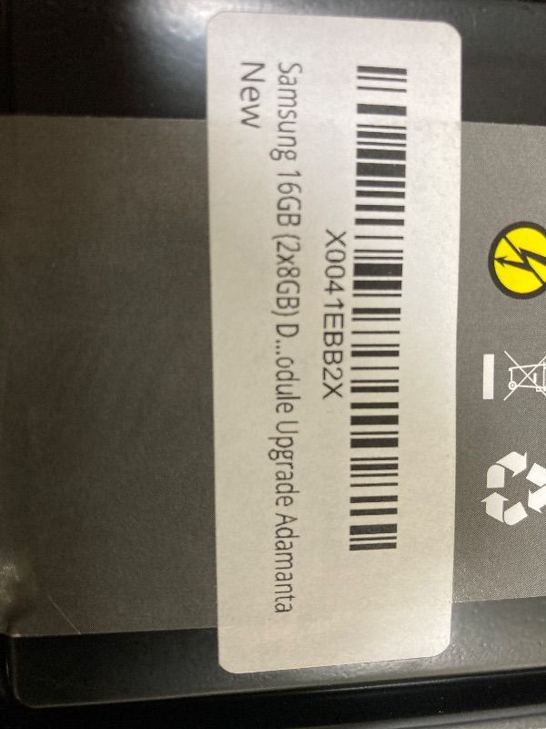 Photo 1 of ***FACTORY SEALED*NO RETURNS*NO REFUNDS IF SEAL HAS BEEN OPENED/ALTERED***
16GB (2x8GB)***FACTORY SEALED*NO RETURNS*NO REFUNDS IF SEAL HAS BEEN OPENED/ALTERED***
