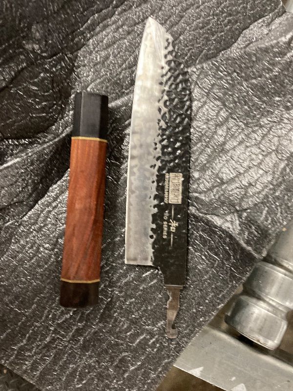 Photo 1 of **HANDLE OFF**HOSHANHO Chef's Santoku Knife 7 Inch, Professional Japanese High Carbon Steel Chef Knife, Ultra Sharp Kitchen Knife with Octagonal Rosewood Handle