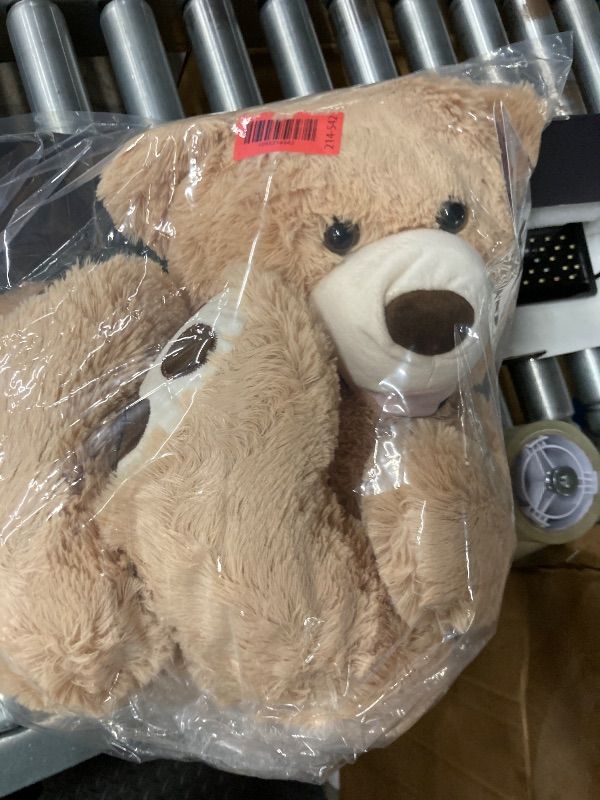 Photo 1 of **MISSING BABIES***MorisMos Giant Teddy Bear Stuffed Animals,28'' Mommy Stuffed Bear with 3 Babies Inside Belly,4 Packs Bulk Teddy Plush Toys for Kids Girl Boy Birthday Baby Shower Mother's Day,Brown