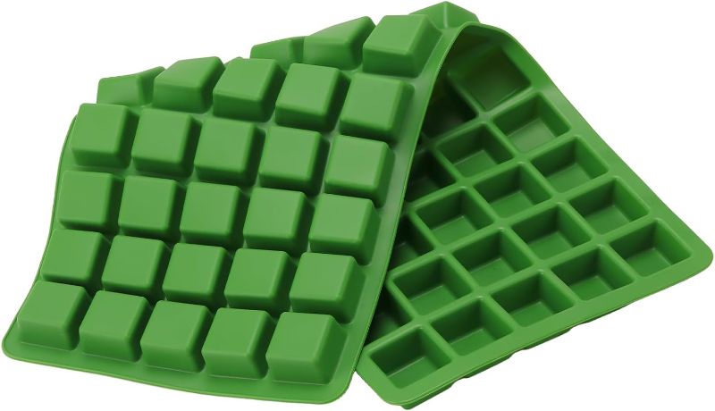 Photo 1 of ***ONLY ONE***2 Pack Square Chocolate Ice Cubes Mold, 120 Cavities Mini Silicone Candy Molds, for Chocolate, Gummy, Jelly