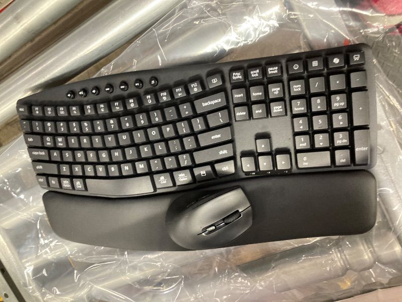 Photo 1 of ***USB MISSING***Ergonomic Wireless Keyboard and Mouse Combo***USB MISSING***