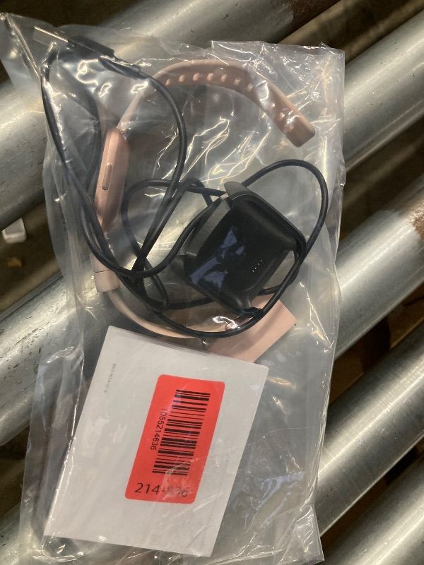 Photo 1 of **NO BOX**Fitbit Versa 2 Smartwatch Bundle with Small and Large Bands - Petal