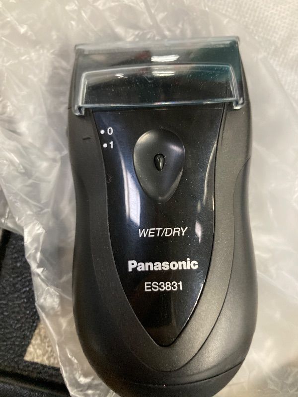 Photo 1 of **NO BOX**Panasonic Electric Razor for Men, Cordless Wet Dry Lightweight Shaver with Ergonomic Grip, ES3831K, Black  EST VALUE 29.99