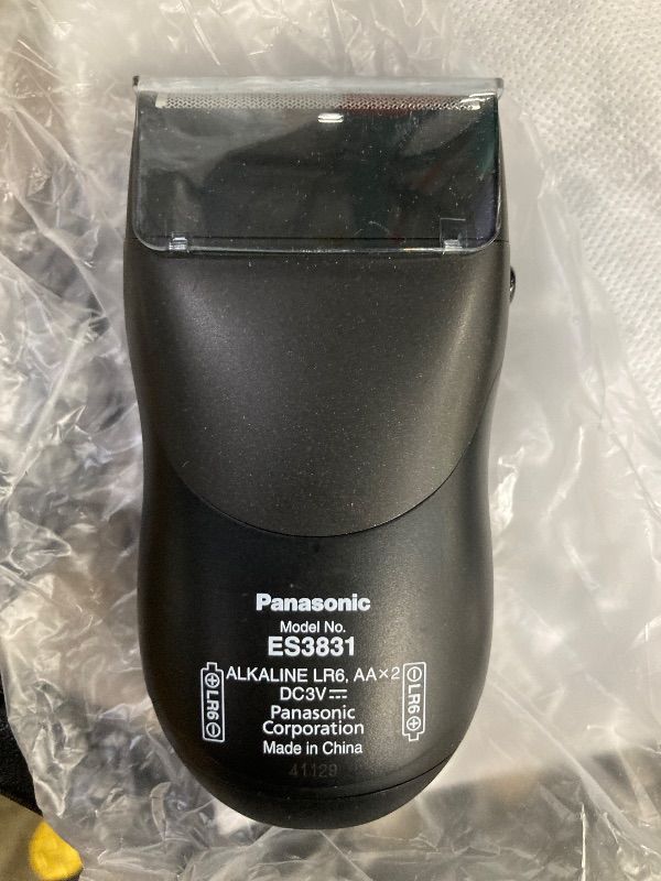 Photo 1 of **NO BOX**Panasonic Electric Razor for Men, Cordless Wet Dry Lightweight Shaver with Ergonomic Grip, ES3831K, Black  EST VALUE 29.99