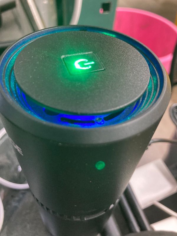 Photo 1 of **4 BOXES ARE SEALED**LabCharge Small Ionic Air Purifier for Home & Bedroom – Silent HEPA Filter – Covers 250 Sq Ft - Free Cleaner – Compact & Black Design - Pack of 5