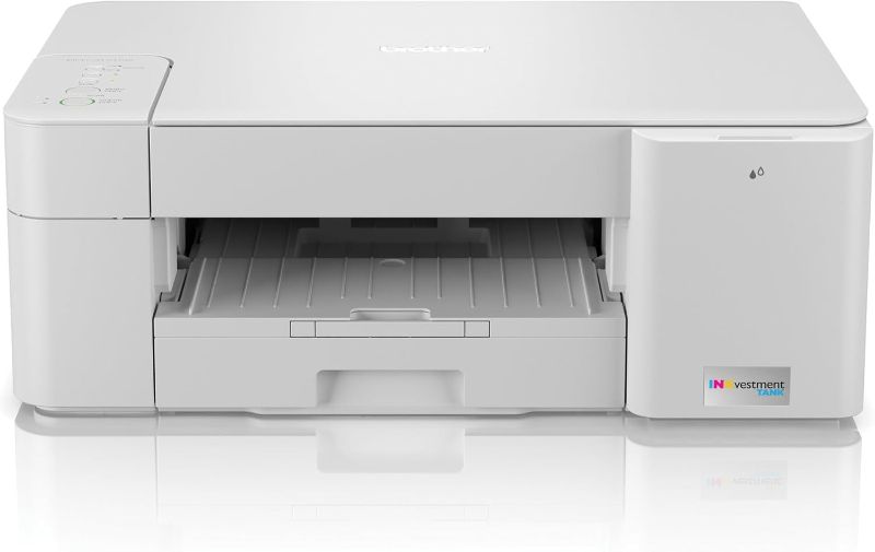 Photo 1 of **NOT IN ORIGINAL BOX/INK SPOTS/MISSING PARTS***Brother MFC-J1215W INKvestment -Tank Wireless Multi-Function Color Inkjet Printer