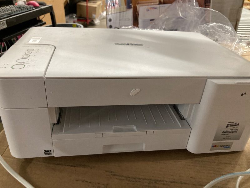 Photo 1 of **NOT IN ORIGINAL BOX/INK SPOTS/MISSING PARTS***Brother MFC-J1215W INKvestment -Tank Wireless Multi-Function Color Inkjet Printer