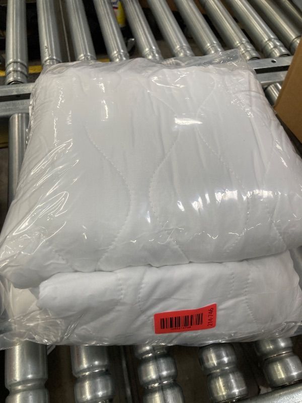 Photo 1 of **ONE CONTROLLER DOES NOT WORK****SameBed Heated Mattress Pad Queen Size, Quilted Fitted Electric Mattress Pad with 9 Heat Setting Controller, 2/4/6/10 Hours Auto Off, Soft Mattress Cover Stretches up to 21 Inches Deep, White