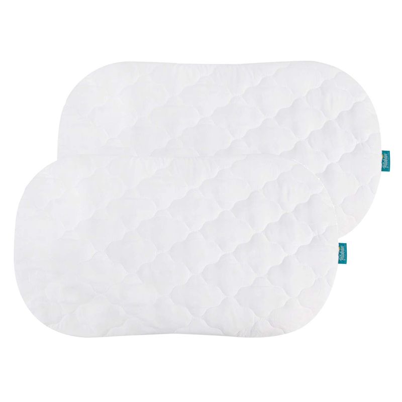 Photo 1 of ***MISSING ONE***Bassinet Mattress Cover Compatible with Halo Bassinest Swivel Sleeper Bassinet Mattress Pad, 2 Pack, Microfiber, Waterproof and Soft, White