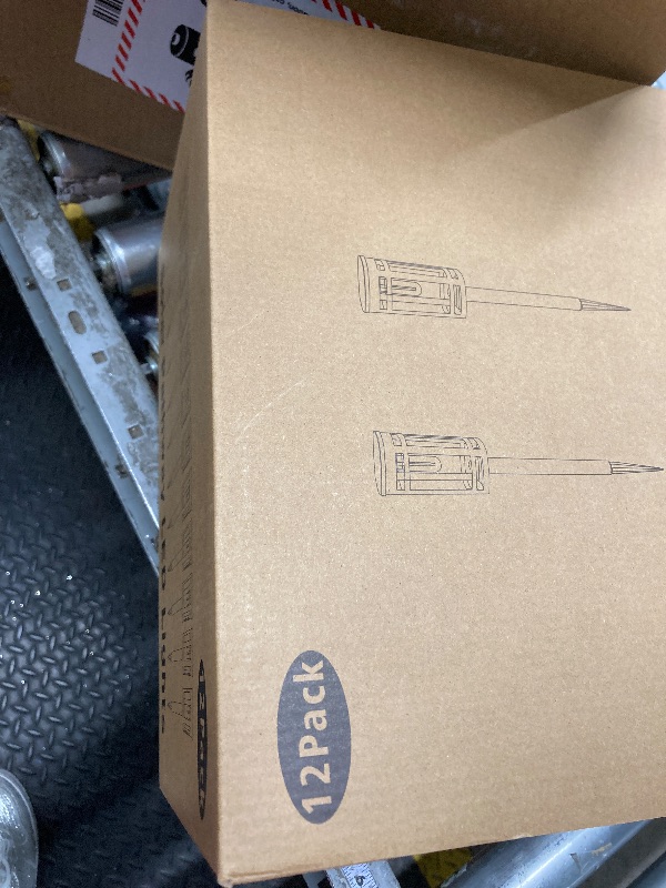 Photo 1 of [12 Pack] Solar Outdoor Lights Waterproof for Outside Walkway Pathway Driveway Garden Yard Landscape Lighting Warm White.