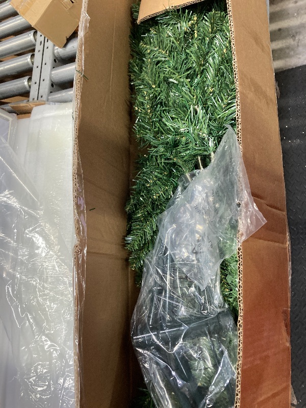 Photo 1 of ''The photo is for reference only.'' 4' Pre-Lit Indiana Spruce Green Artificial Christmas Tree with Color-Changing LED Lights, by Holiday Time