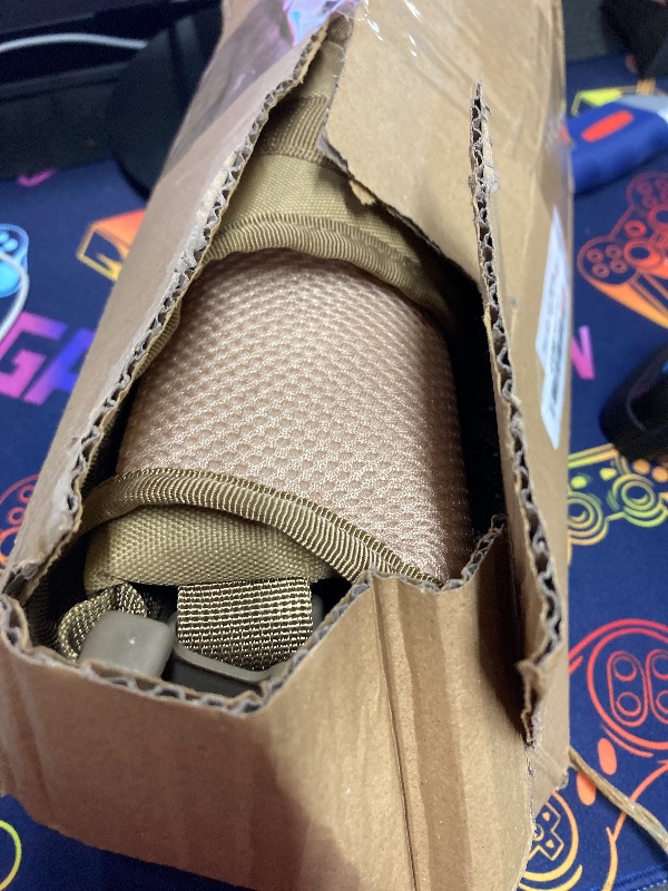 Photo 1 of ***(PARTS ONLY -MISSING PIECES -SELLING AS IS )***
Yungaspy No Pull Tactical Dog Harness for Medium Dogs, Escape Proof Molle Dog Vest Harness and Leash Set, Adjustable Military Service Dog Harness with Handle for Medium Large Dogs(Brown,Medium)