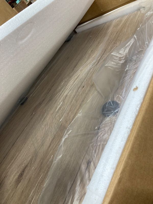 Photo 1 of ***SEE PIC DAMAGE ON ONE CORNER** GIA Home Furniture Series Modern Coffee Table with Features a Stylish Design? MDF and Non-Slip mat Assembly?1 Pack,Stylish Wood Color