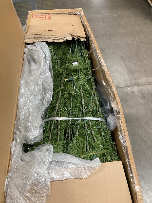 Photo 1 of ***THERE ARE 2 BOXES IN THIS ORDER BOX 1 & 2***National Tree Company 12 ft Pre-Lit Dunhill Fir Artificial Christmas Tree, 1,500 Clear Lights, 7,794 Tips, Includes Stand, Green***THERE ARE 2 BOXES IN THIS ORDER BOX 1 & 2***