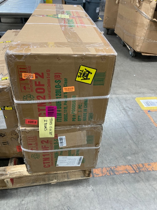 Photo 1 of ***THERE ARE 2 BOXES IN THIS ORDER BOX 1 & 2***National Tree Company 12 ft Pre-Lit Dunhill Fir Artificial Christmas Tree, 1,500 Clear Lights, 7,794 Tips, Includes Stand, Green***THERE ARE 2 BOXES IN THIS ORDER BOX 1 & 2***