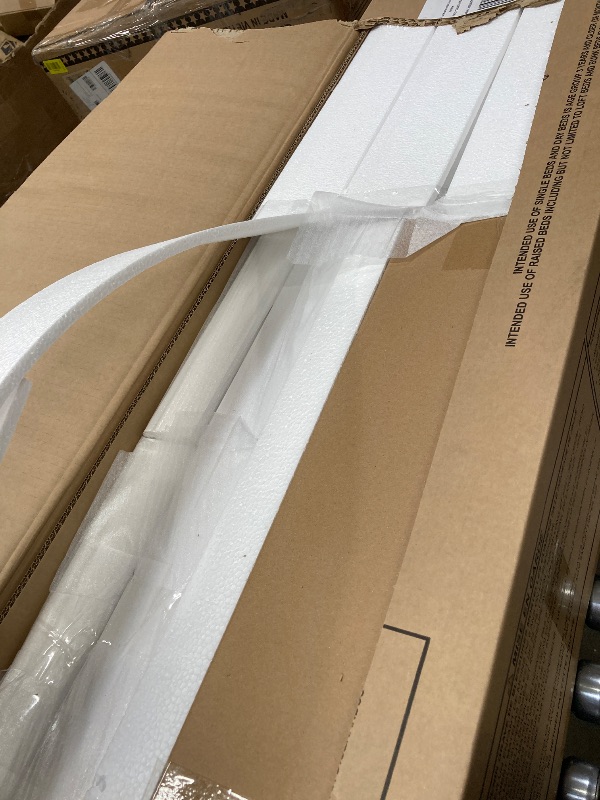 Photo 1 of **BOX 2 OF 2/INCOMPLETE SET/MISSING SOME HARDWARE***Max & Lily Fundamental Twin Low Bunk Bed, Kids Solid Wood Modern Bed Frame with Strong Wooden Slats, Non-Toxic Finishes, High Weight Capacity, White