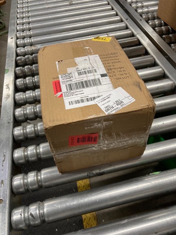 Photo 1 of Amazon Basics Ceramic Space Heater, Portable Indoor Heating Solution, With Overheat and Tip-Over Protection, Thermostat, Non-Oscillating, 1500W, 7.52"D x 6.34"W x 9.45"H, Silver