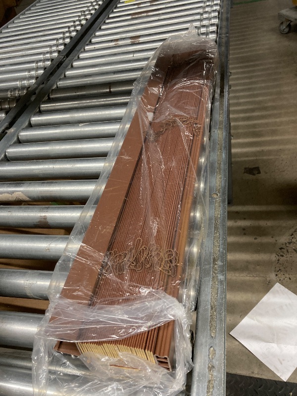 Photo 1 of 2 Inch Wood Blinds for Windows, Cordless Indoor Horizontal Shades, Wooden Venetian Blind, Blackout Privacy for Office Bedroom Bathroom 16" 24" 28" 34" 40" 48" 52" 62" 68" 70" 76(Dark Brown)