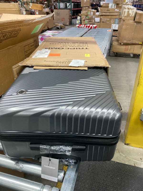 Photo 1 of Tripcomp Luggage 3 Piece Set,Suitcase with Spinner Wheels Hardside Lightweight Luggage 20in24in28in.(Blue)