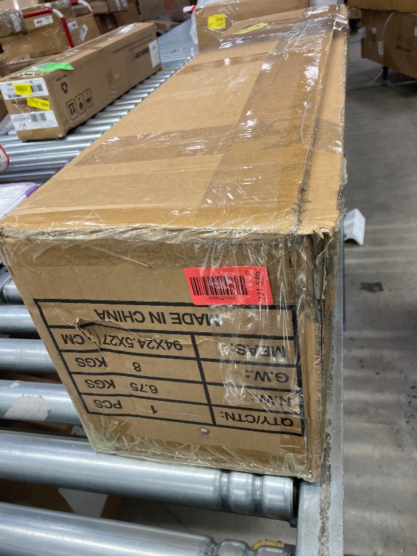 Photo 1 of Firstness 6ft Pre-Lit Artificial Christmas Tree,Green Xmas Tree with 1000 Branch Tips 300 LED Lights,Pine Cones + Red Berries