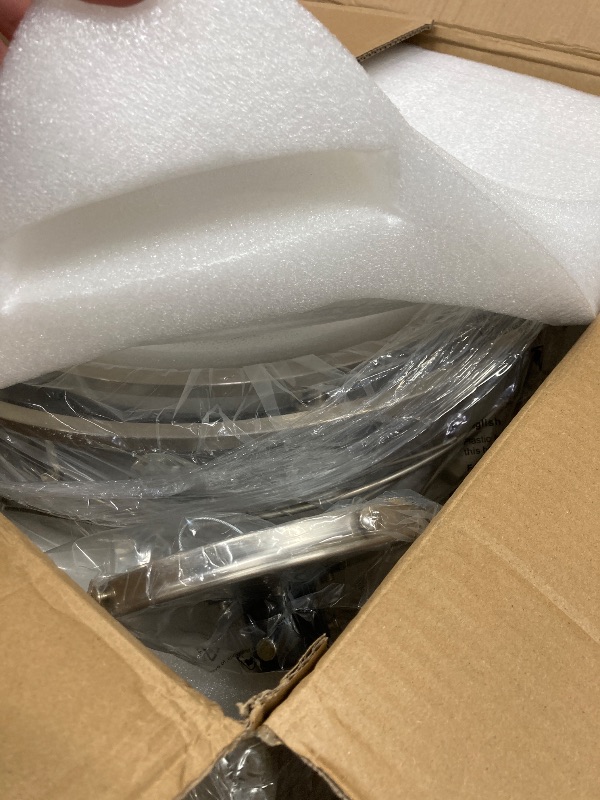 Photo 1 of Breezary 20 Inch Caged Ceiling Fan with Light and Remote, Quiet Reversible AC Motor, 5 ABS Blades, Modern Industrial Crystal Low Profile Small Ceiling Fan Light for Bedroom Home Indoor