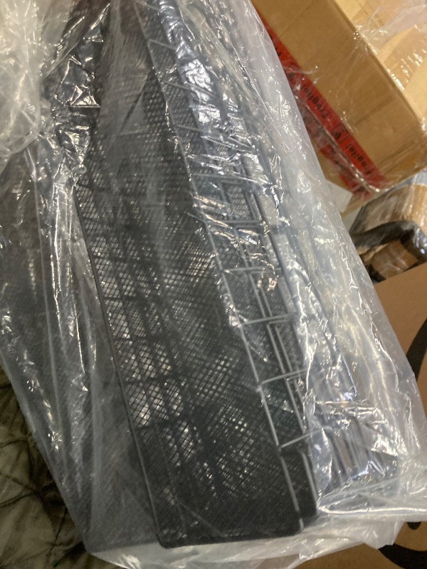 Photo 2 of SWOMMOLY Adjustable Wall Mount Spice Rack Organizer, 12-Tier Dual-use (Multi-use) Hanging Spice Shelf Storage for Kitchen Pantry Cabinet Door, Seasoning Holder Organizer, Black