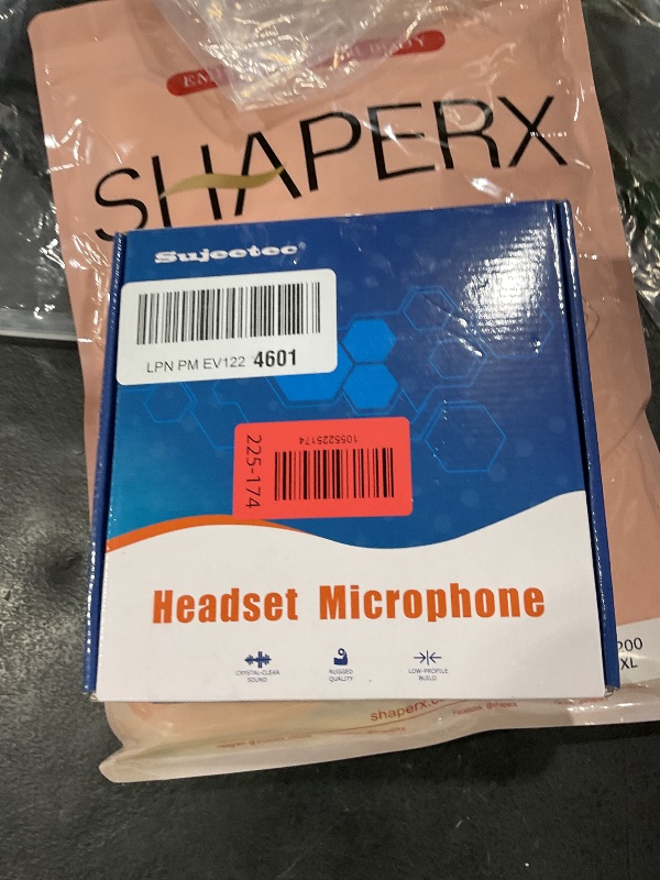 Photo 1 of Sujeetec Microphone Headset Discreet Headworn Earset Over Ear Hanging Mic for Wireless System Bodypack Transmitter, Ideal for Lectures, Live Performance, Theater, Podcasts – Beige