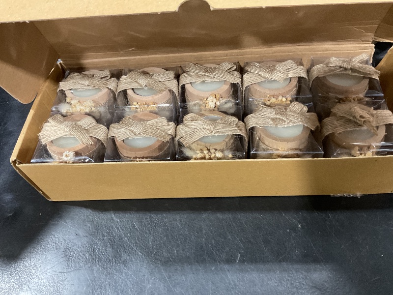 Photo 1 of 40 Tealight Candle Holders Wedding Favors for Guests Bulk- Return Gifts Bridal Shower, Party Favors Adults for Guest, Thank You Gifts - Decorative for Table Centerpiece