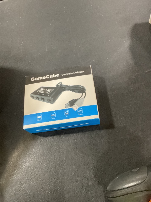 Photo 1 of Gamecube Adapter for Nintendo Switch / Wii U / PC and Switch 2 Gamecube Controller Adapter, Super Smash Bros Adapters for NGC Controller, Support Turbo and Vibration Features with 180cm USB Cable