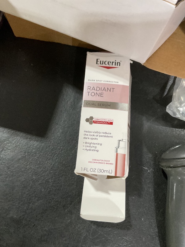 Photo 1 of Eucerin Radiant Tone Dual Serum Dark Spot Corrector, Dark Spot Serum with Thiamidol and Hyaluronic Acid, Helps Visibly Reduce the Look of Persistent Dark Spots, 1 Fl Oz Bottle