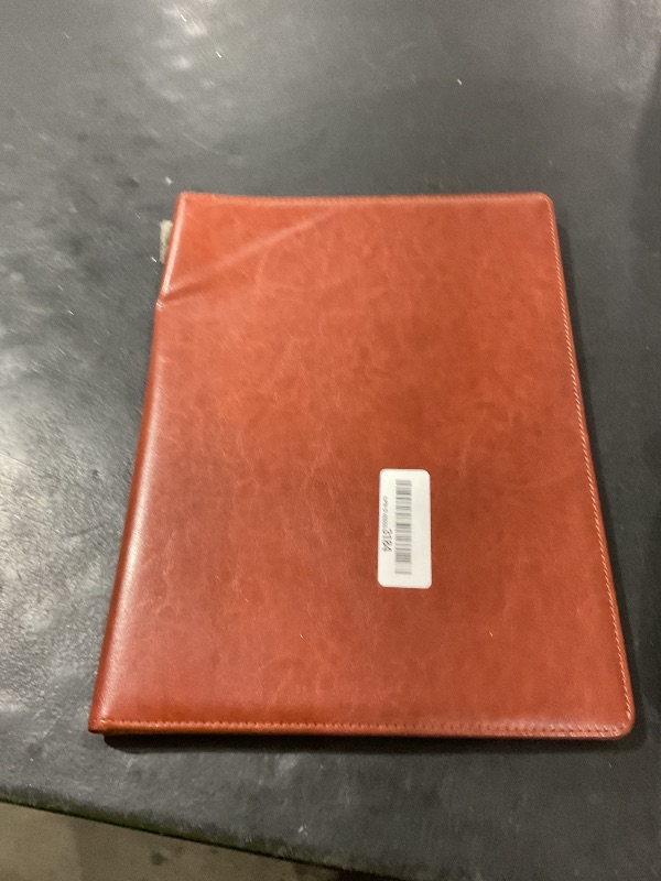 Photo 1 of Handsome Padfolio/Resume Portfolio Folder,Interview/Conference Document Organizer & Business Card Holder,A4 Binder Portfolio & Office Conference Notepad clipboard Folder, Brown