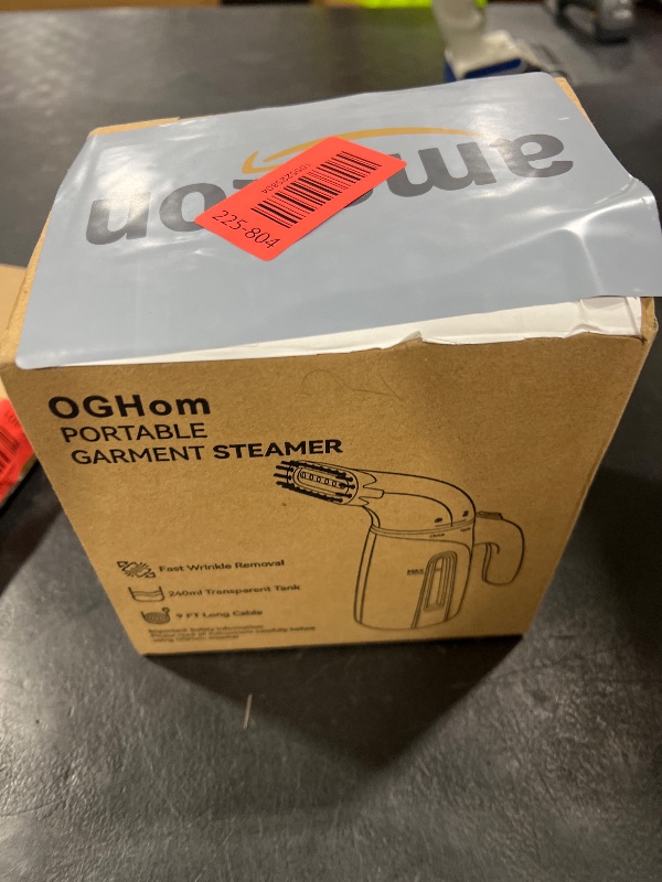 Photo 1 of OGHom Steamer for Clothes, Handheld Clothing Steamer for Garment, 240ml Big Capacity 700W Portable Travel Steam Iron (Blue)