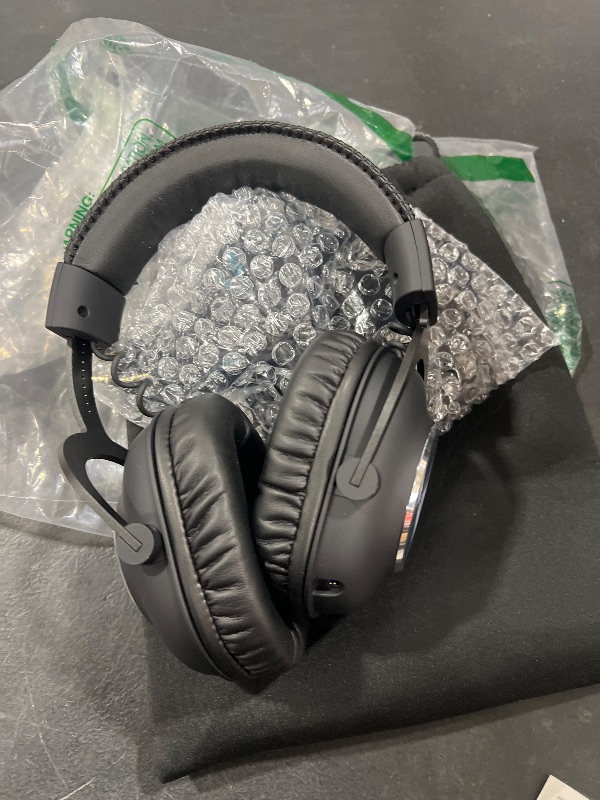 Photo 1 of Logitech G Pro X Wired Gaming Headset: Blue VO!CE Detachable Boom Mic, DTS 7.1, 50 mm Drivers, USB/3.5mm Aux, Spare Memory Foam Ear Pads, USB DAC & Bag Included - Black