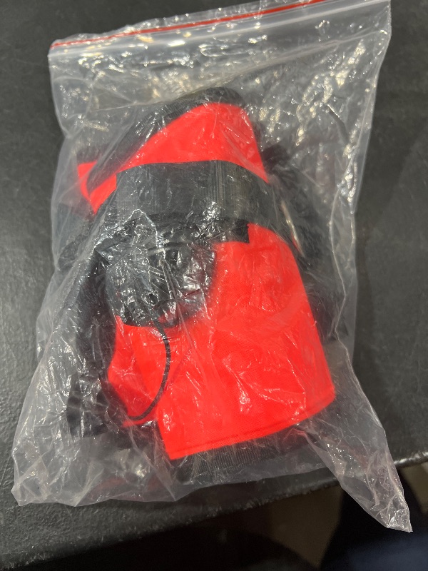 Photo 1 of Surface Marker Buoy Scuba with Reel, 5ft High Visibility Diving Open Bottom Signal Tube Safety Sausage with Pouch Bag, 100ft ABS Dive Reel and Steel Double-Ended Bolt Snap (Hi-Vi Red)
