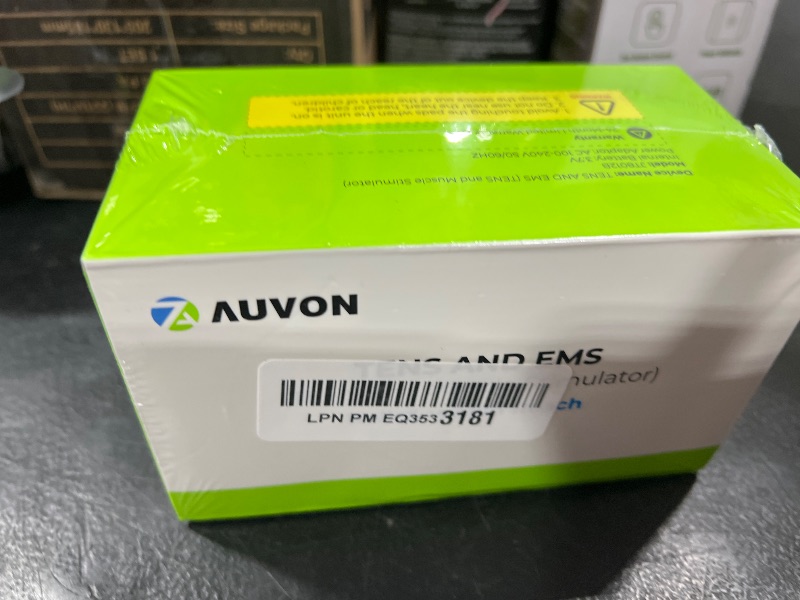 Photo 1 of AUVON Dual Channel TENS Unit Muscle Stimulator Machine with 20 Modes, 2" and 2"x4" TENS Unit Electrode Pads