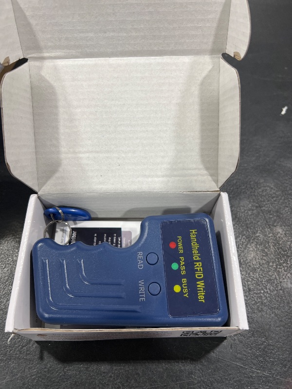 Photo 1 of 125KHz Card Reader Writer for ID HID and AWID Handheld RFID Copier with5 T5577 Key fobs