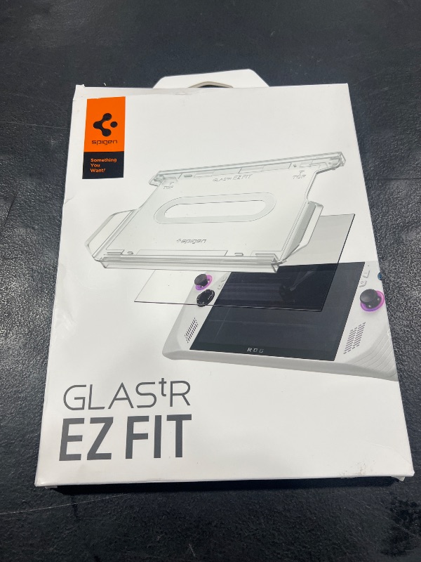 Photo 1 of Spigen Tempered Glass Screen Protector [GlasTR EZ FIT] designed for ASUS ROG Ally - 2 Pack