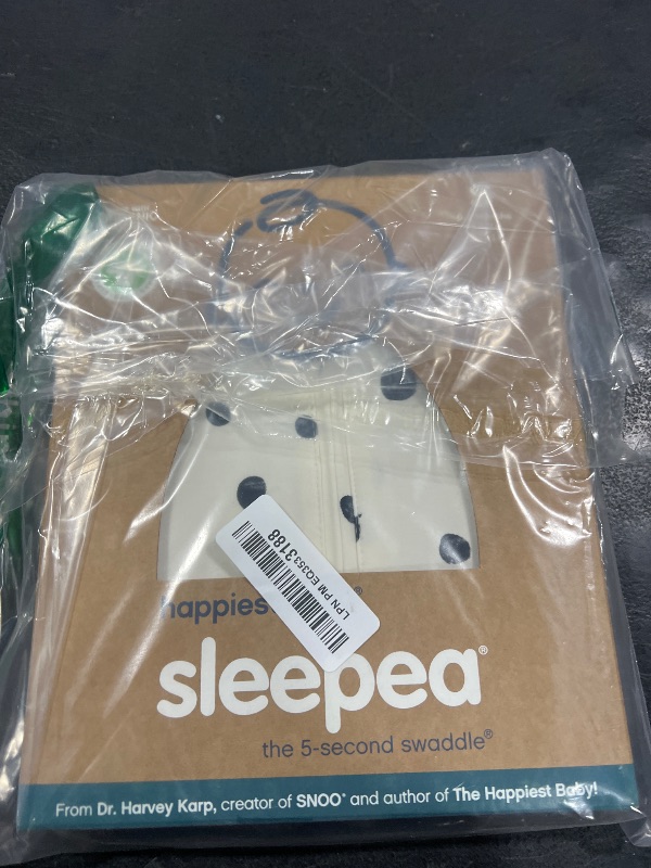 Photo 1 of Happiest Baby Sleepea 5-Second Swaddle - 100% Organic Cotton Baby Swaddle Blanket - Doctor Designed Promotes Healthy Hip Development (Ivory Planets, Small)