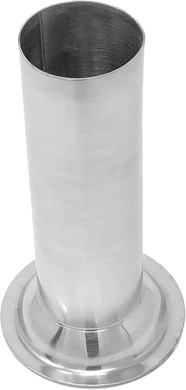 Photo 1 of #22 Stainless Steel 2 Inch Meat Bag Filling Tube for Meat Grinder