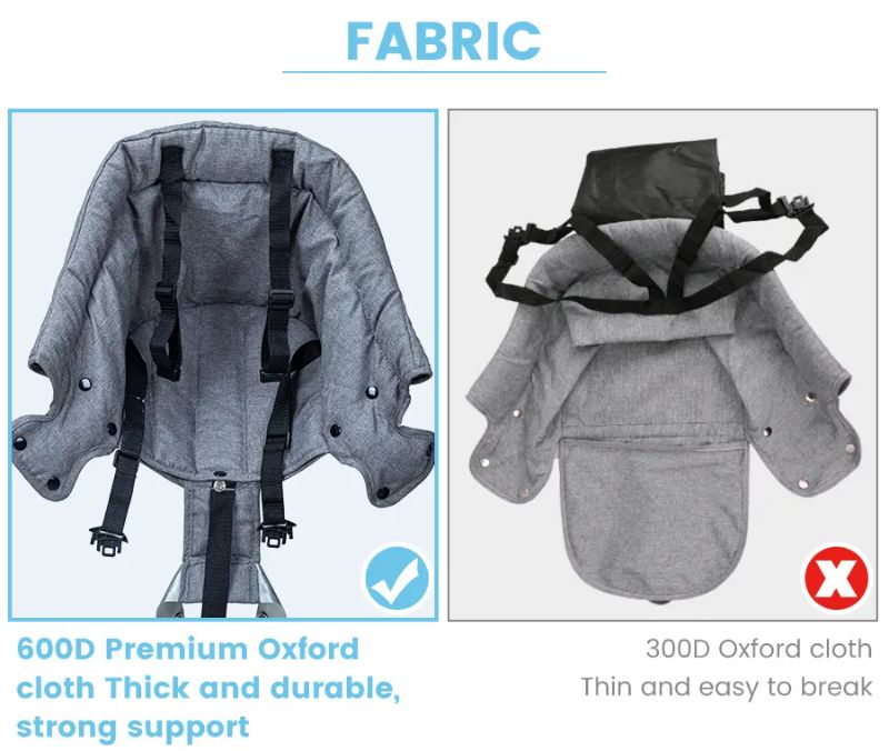 Photo 1 of ortable Folding Highchair for Babies - Lightweight Travel Feeding Seat with Safety Harness, Table Hook-On Design, Easy