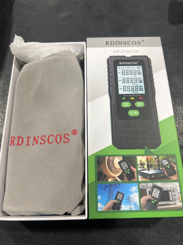 Photo 1 of lectromagnetic Field Radiation Detector EF MF RF with Tr...