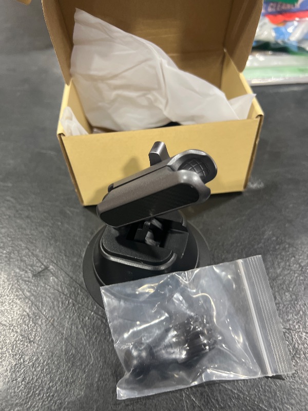 Photo 1 of  2 Way Radio Mount Car Stand, Phone Holder with Strong Suction Cup, Universal Car Dashboard Windshield Installation, for Radios Bracket