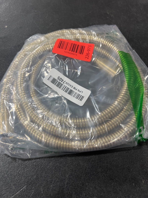 Photo 1 of JASYA Gold Shower Hose Extra Long 69 Inches 304 Stainless Steel Handheld Shower Head Hoses Anti Winding Interface Flexible Rv Shower Hoses Replacement For Cleaning Pet 1 Pcs