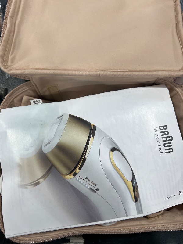 Photo 1 of Braun IPL at Home Laser Hair Removal for Women and Men, Silk Expert Pro 5 PL5137 with Venus Swirl Razor, Permanent Visible Hair Reduction in Hair Regrowth for Body & Face, Corded, PL5137