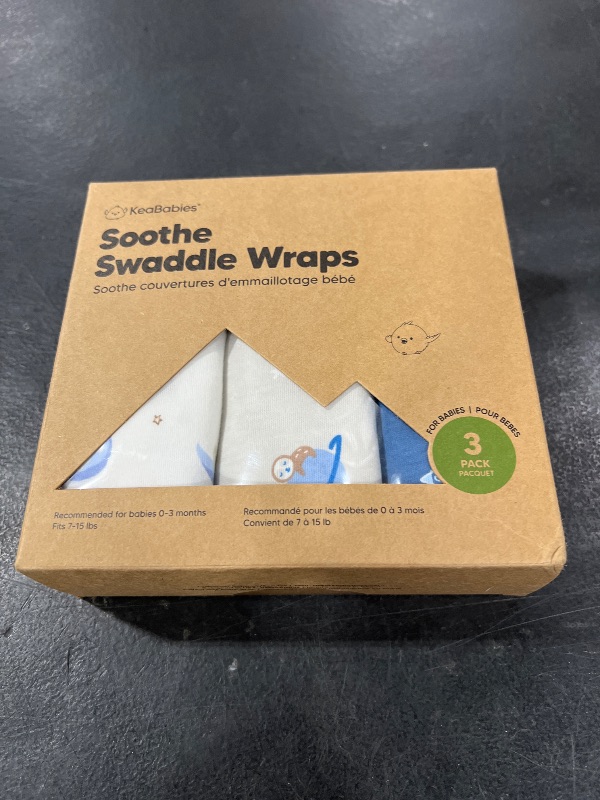 Photo 1 of 3-Pack Organic Baby Swaddle Sleep Sacks - Swaddles for Newborns, Infant 0-3 Months, Baby Girls, Boys, Soft & Snug Newborn Sleep Sack, Nursery Swaddling Blankets (Cosmo)