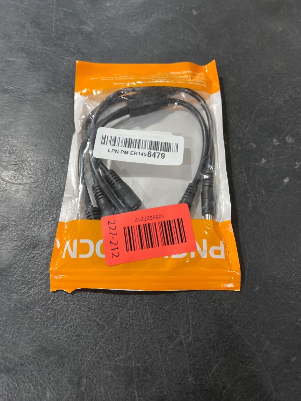 Photo 1 of PNGKNYOCN DC 5.5x2.5mm 1 Male to 2 Female Power Supply Splitter Cord 30CM, Y Splitter Adapter Cord ?for CCTV Cameras DVR, LED Light Strip (2-Pack)